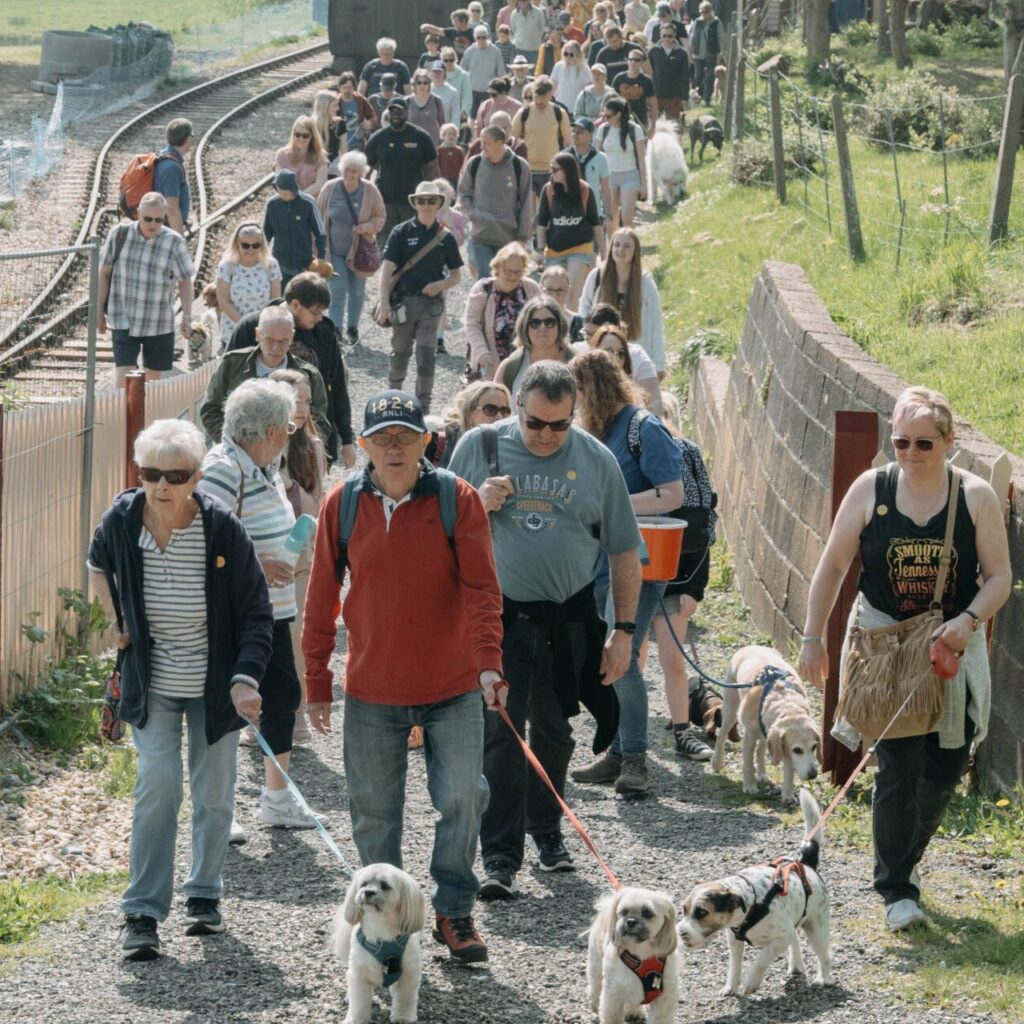 Dog walk declared a pawsome success !